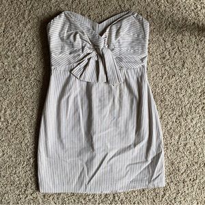 Lulu’s Lush Strapless Striped Dress